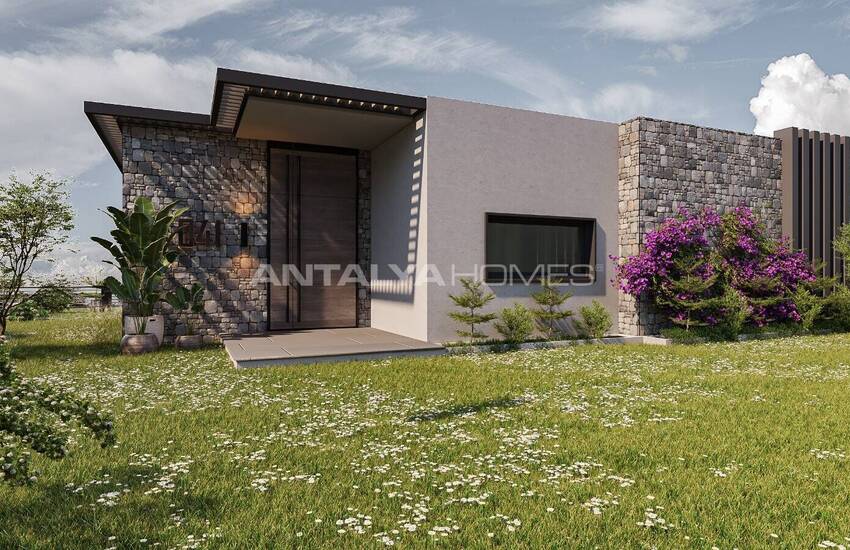 Panoramablick Över Havet Stenvillor I Bodrum Yalikavak 15
