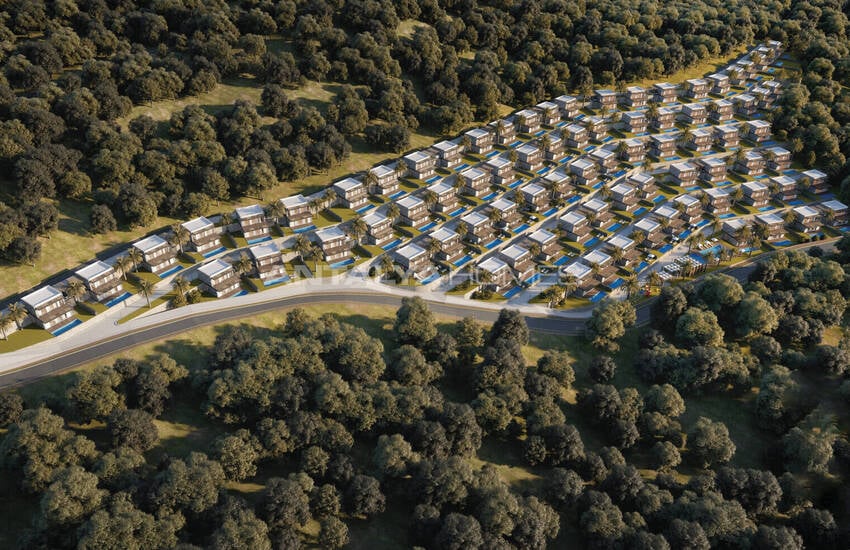 Fristående Villor Med Pool Och Havsutsikt I Bodrum Gumusluk 4