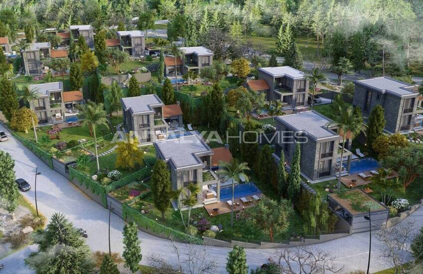 Vrijstaande Stenen Huizen Met Zeezicht In Bodrum Mugla 10
