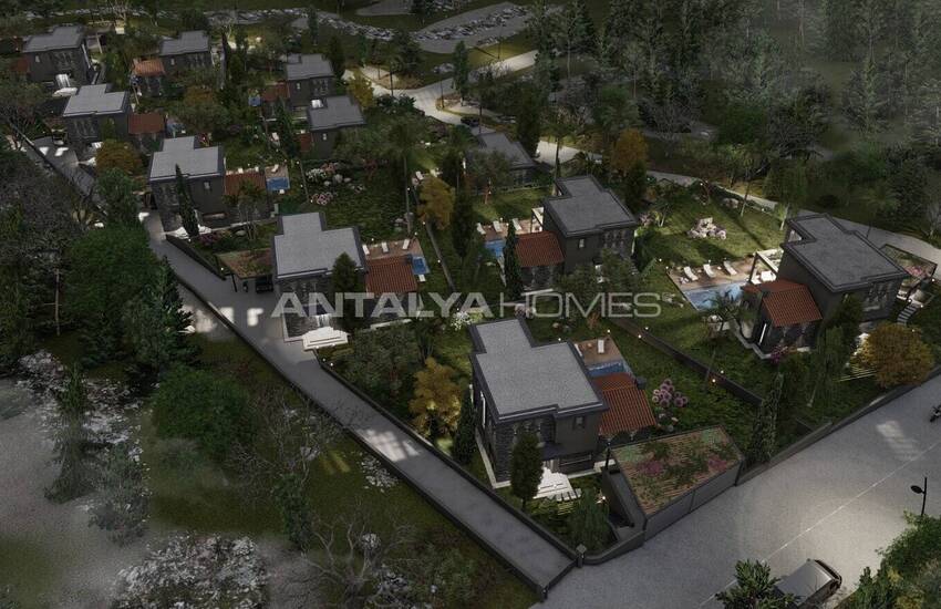 Vrijstaande Stenen Huizen Met Zeezicht In Bodrum Mugla 16