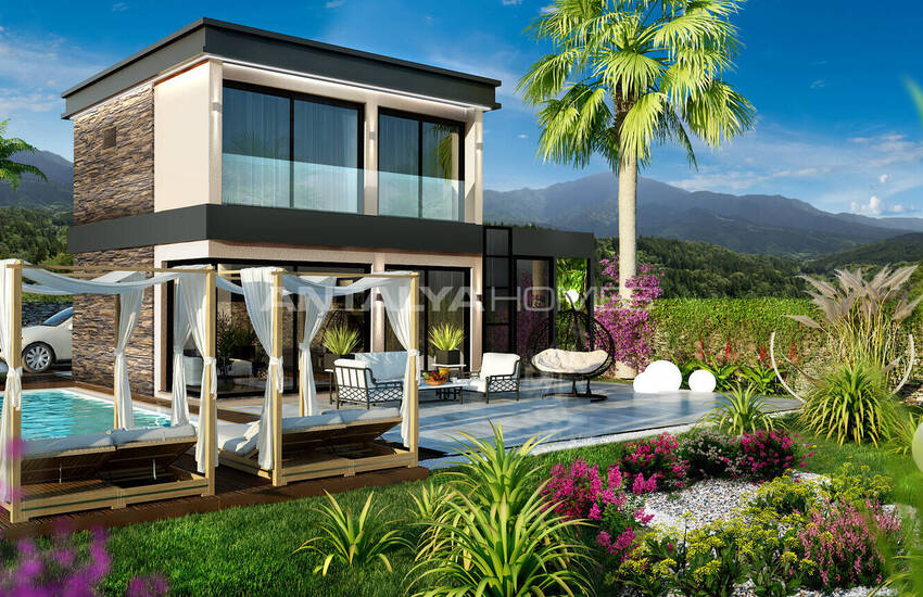 Detached Villas with Private Beach in Mugla Bogazici