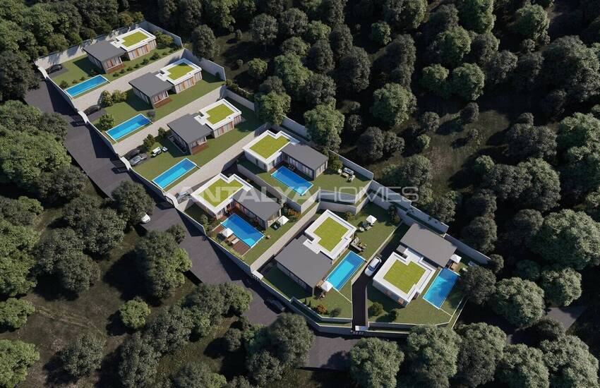 Freistehende Einstöckige Häuser Mit Privaten Pools In Bodrum 9