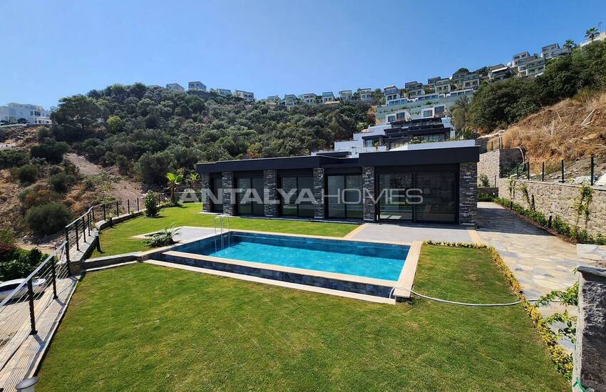 Freistehende Einstöckige Häuser Mit Privaten Pools In Bodrum 1