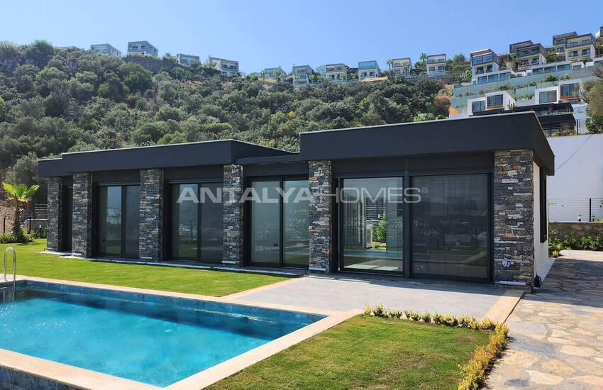 Freistehende Einstöckige Häuser Mit Privaten Pools In Bodrum 2