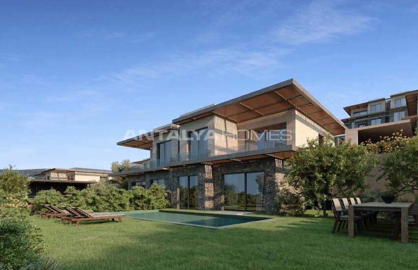 Sea View Properties in a Complex with Pool in Bodrum Gundogan 3