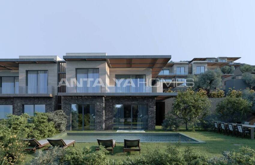 Sea View Properties in a Complex with Pool in Bodrum Gundogan 4