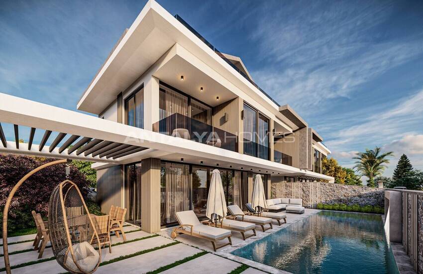 Вилла 5+1 с Бассейном, Джакузи и Сауной в Фетхие, Турция 1