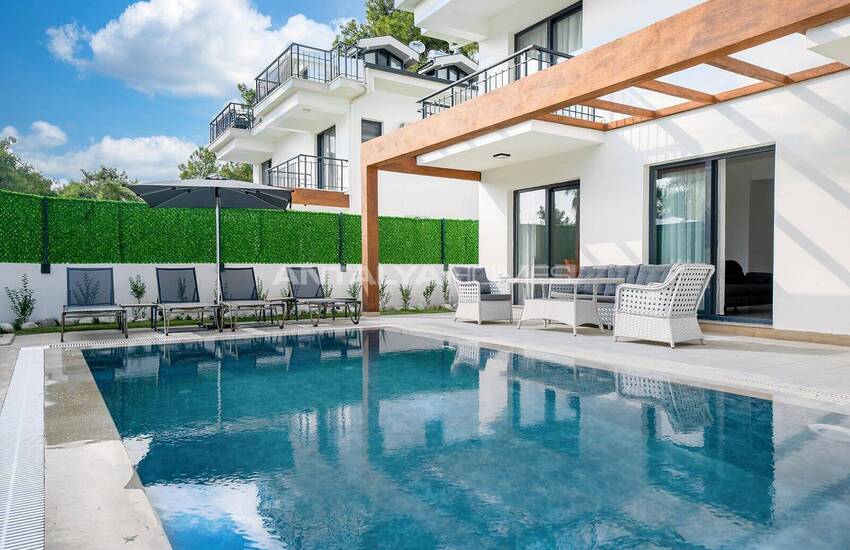 4+1 Detached House with Private Pool in Fethiye Mugla 2