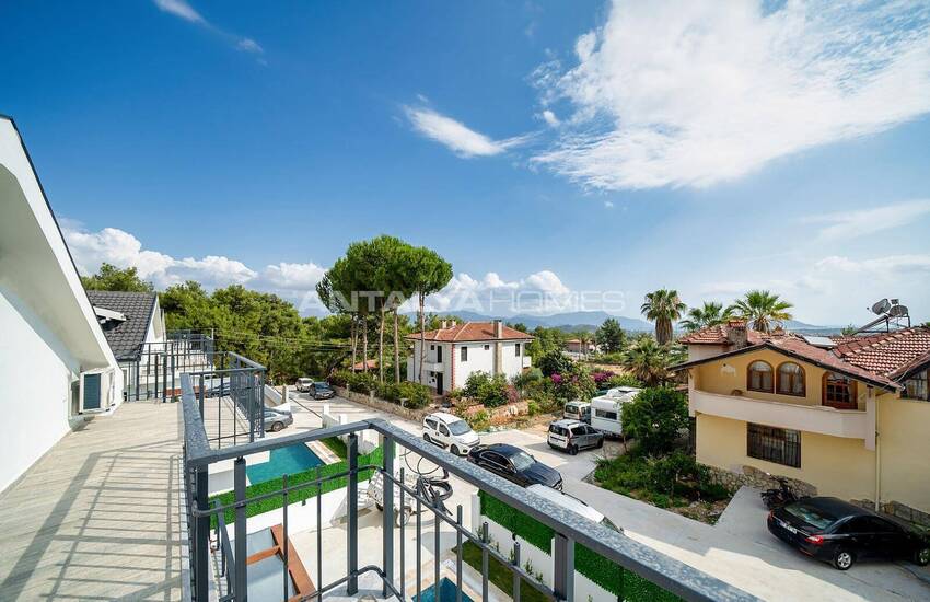 4+1 Detached House with Private Pool in Fethiye Mugla 6