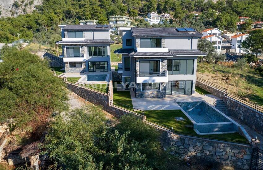 5+1 Villa Med Havs- Och Naturutsikt I Mugla Gocek 3