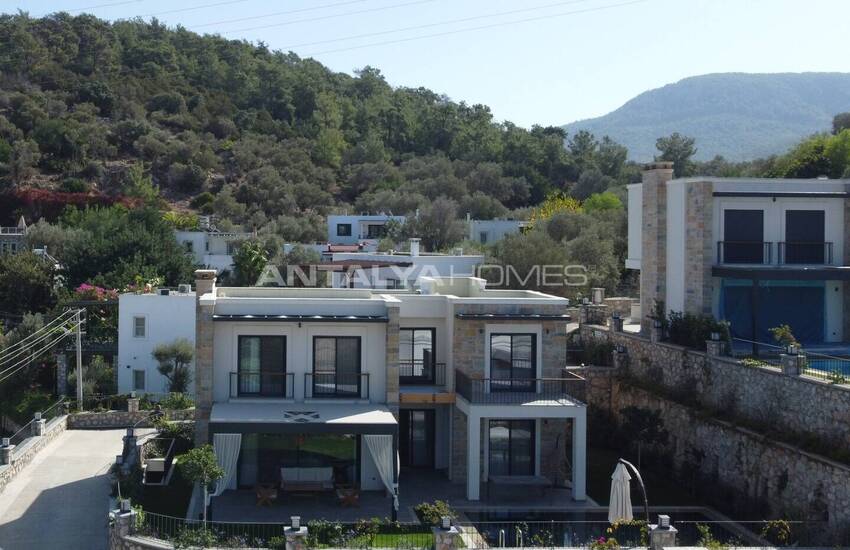 Freistehende Häuser Mit Privaten Pools In Bodrum Golturkbuku 1