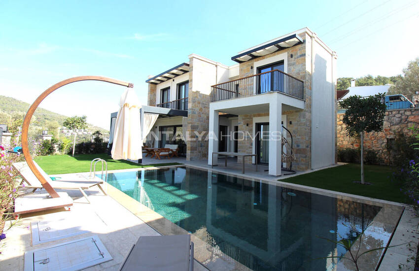 Freistehende Häuser Mit Privaten Pools In Bodrum Golturkbuku 2
