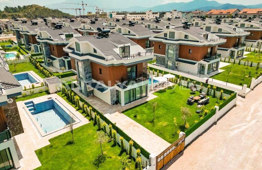 4+1 Freistehende Villen In Fethiye In Der Nähe Von Akmaz Strand 5