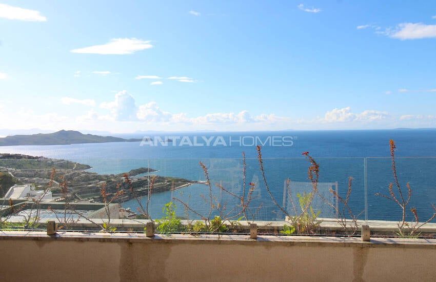 Stein Verkleidete Panorama Meerblick Villen In Bodrum Yalikavak