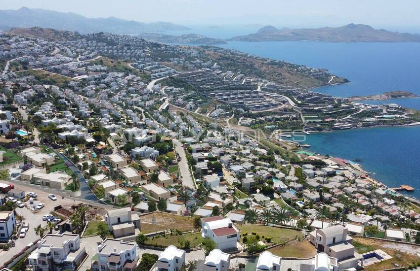 Bodrum Yalıkavak'ta Taş Kaplama Deniz Manzaralı Müstakil Villalar 21