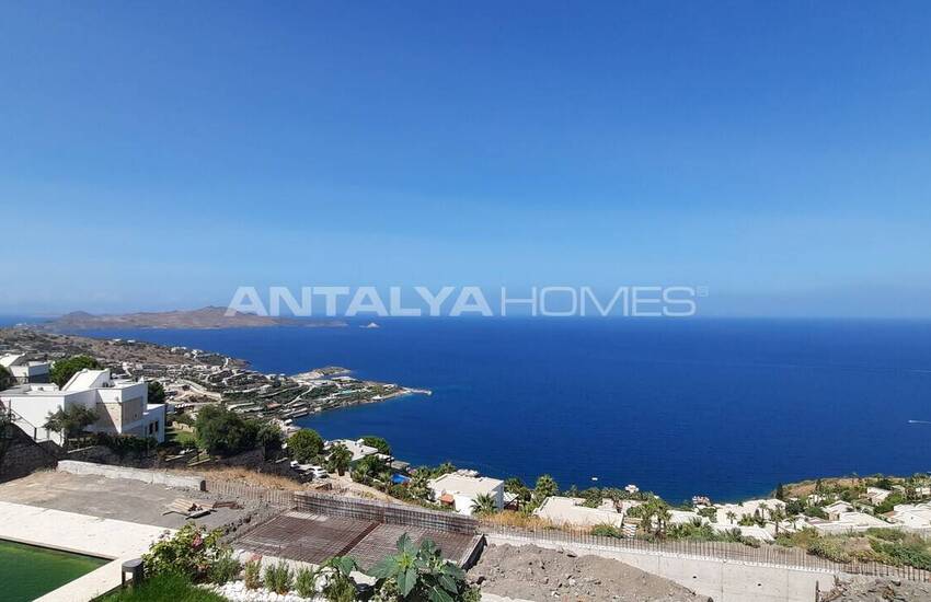 Bodrum Yalıkavak'ta Taş Kaplama Deniz Manzaralı Müstakil Villalar 7