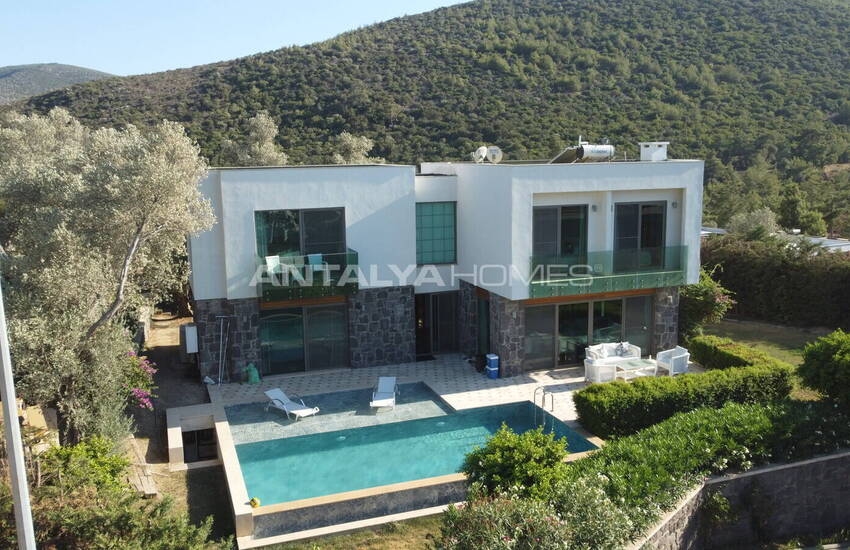 Detached House with Private Swimming Pool and Garden in Bodrum