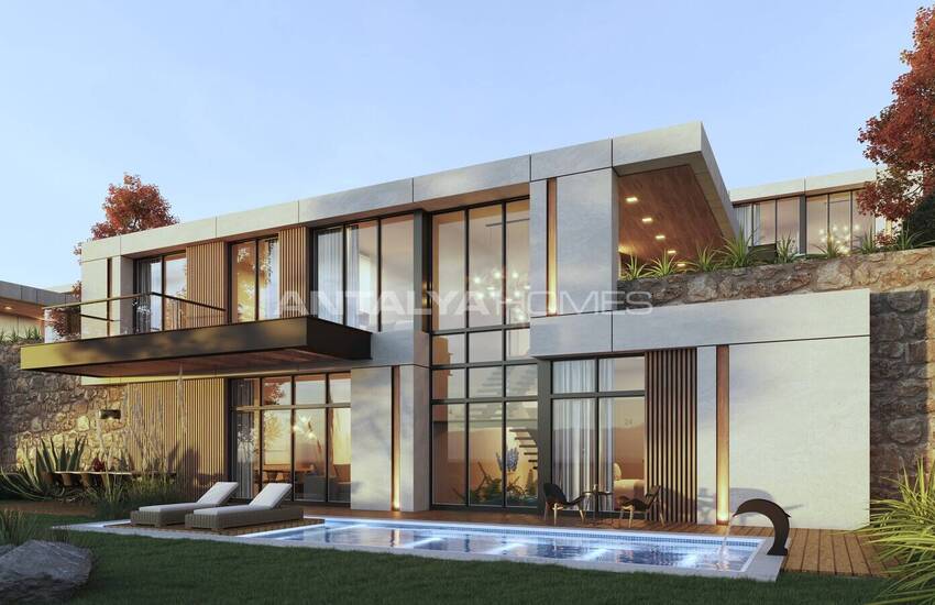 Fristående Duplex Hus Med Rymlig Design I Bodrum Turkbuku 14