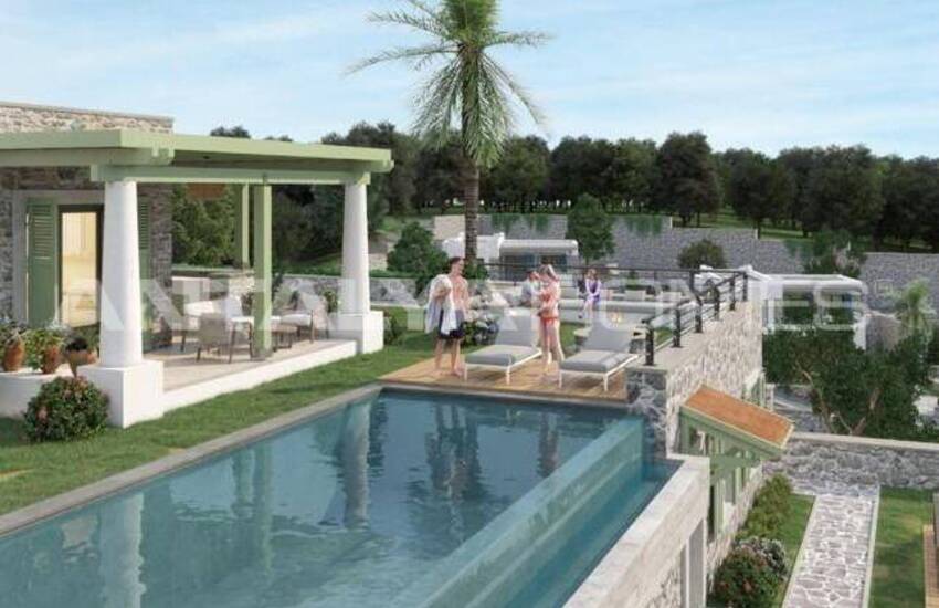 Bodrum Gümüşlük'te Özel Havuzlu ve Deniz Manzaralı Evler 5