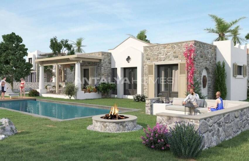 Bodrum Gümüşlük'te Özel Havuzlu ve Deniz Manzaralı Evler 1