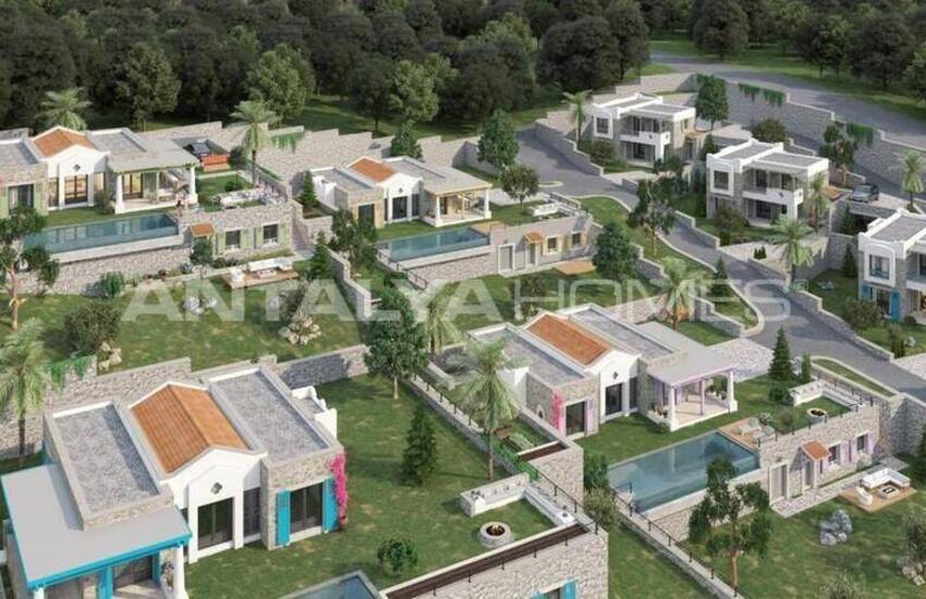 Huizen Met Privézwembaden En Uitzicht Op Zee In Bodrum Gumusluk 3