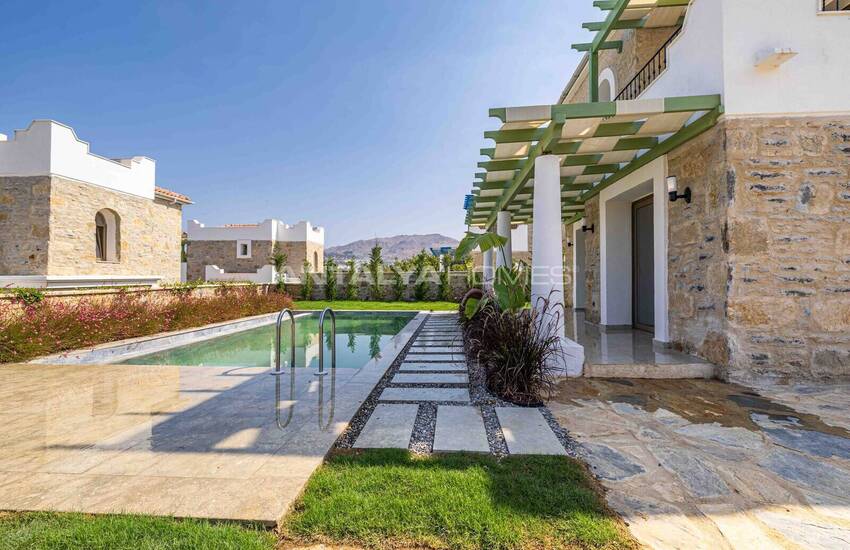 Detached Villas with Private Pools in Bodrum Kadikalesi 5
