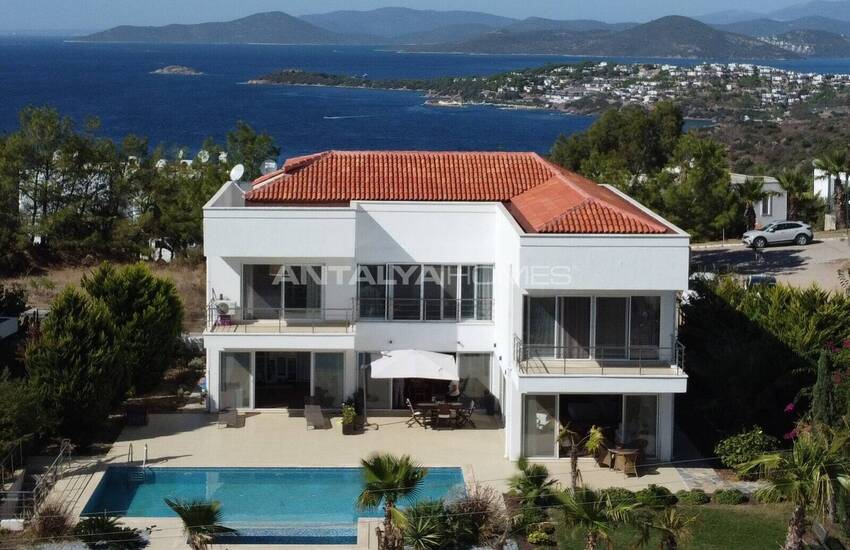 Impressive Sea View Villa with Private Pool in Bodrum Adabuku 8