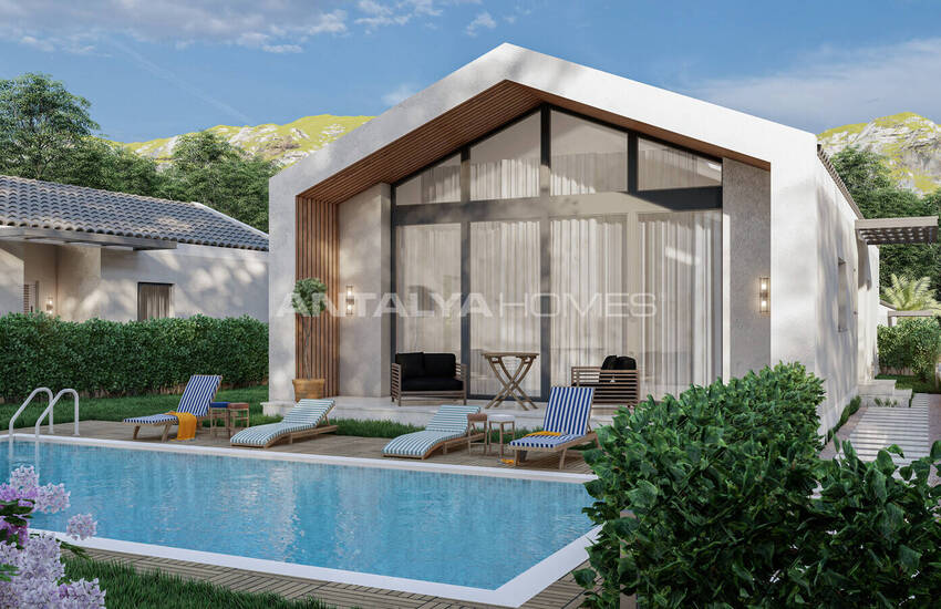 Fristående Hus Med 3 Sovrum Och Pool I Mugla Seydikemer 14