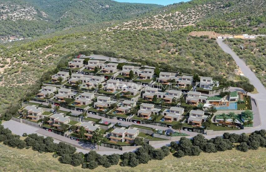 Onroerend Goed Met Uitzicht Op Zee En Tuinen In Bodrum 4