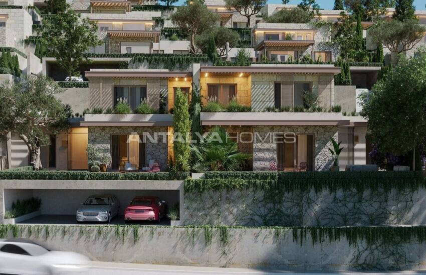 Onroerend Goed Met Uitzicht Op Zee En Tuinen In Bodrum 1