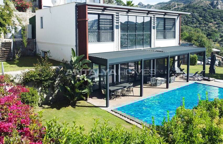 Maison Avec Vue Sur La Mer Et Piscine Privée À Bodrum Yalıkavak