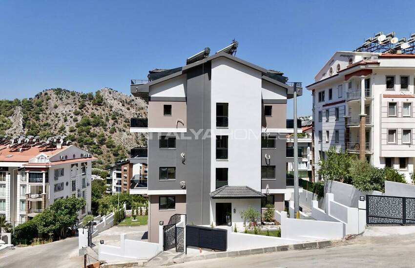 Eleganta Fastigheter I Ett Komplex Med Pool I Muğla Fethiye 5