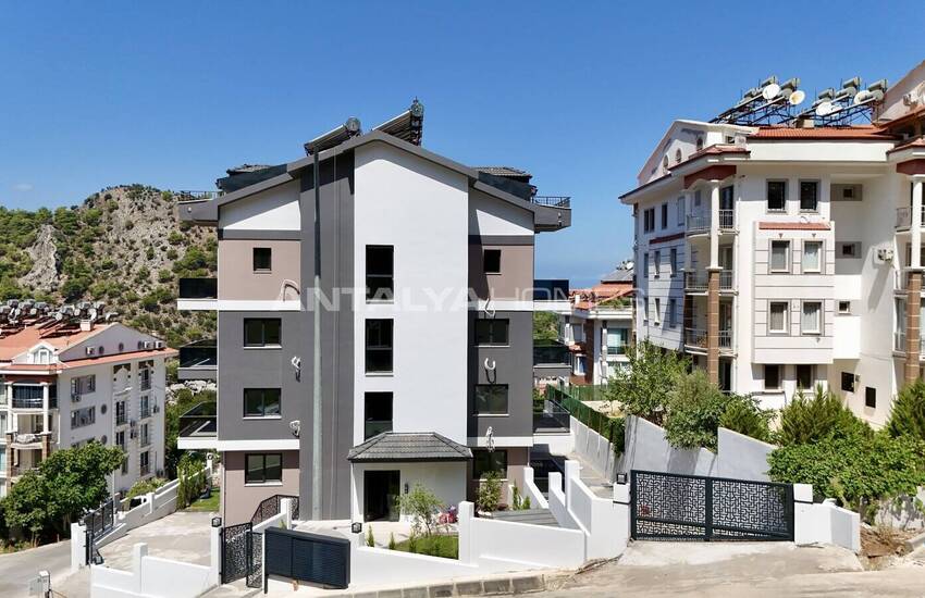 Eleganta Fastigheter I Ett Komplex Med Pool I Muğla Fethiye 6