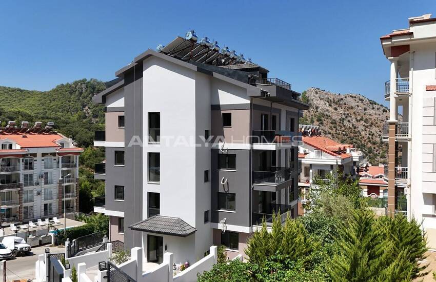 Eleganta Fastigheter I Ett Komplex Med Pool I Muğla Fethiye 7