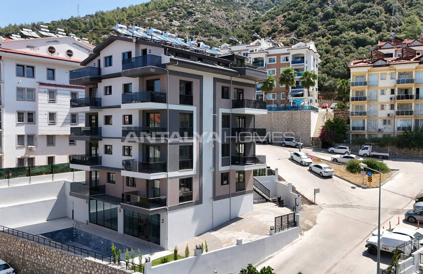 Chique Woningen In Een Complex Met Zwembad In Muğla Fethiye