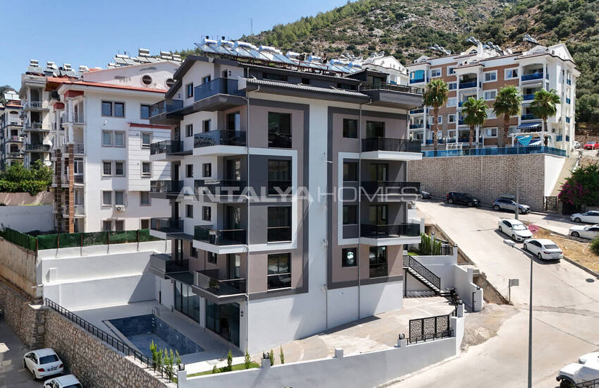 Eleganta Fastigheter I Ett Komplex Med Pool I Muğla Fethiye 1