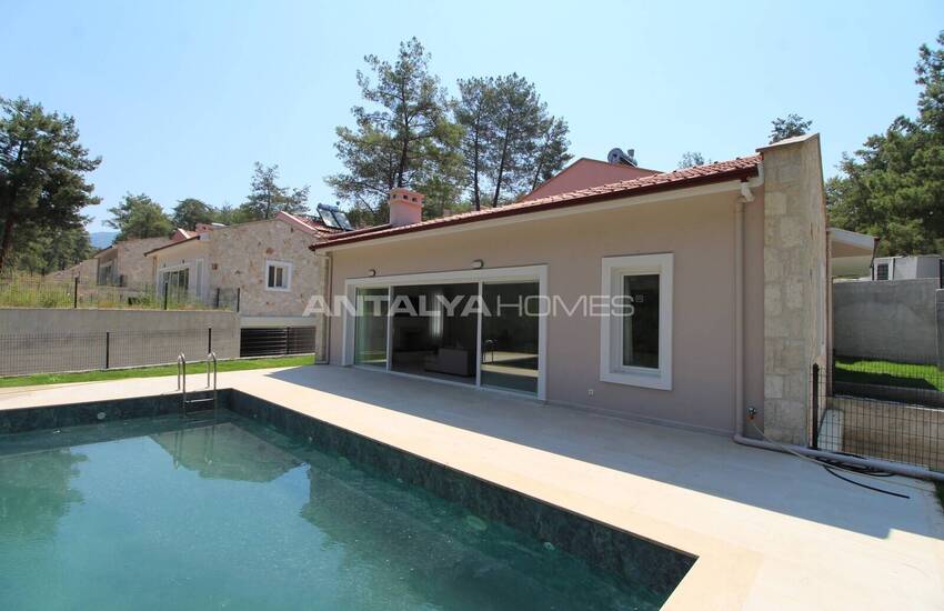 Fristående Hus Med Pool Och Naturutsikt I Mugla Fethiye 1