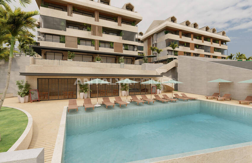 Stylish Apartments in Complex with Rich Amenities in Fethiye