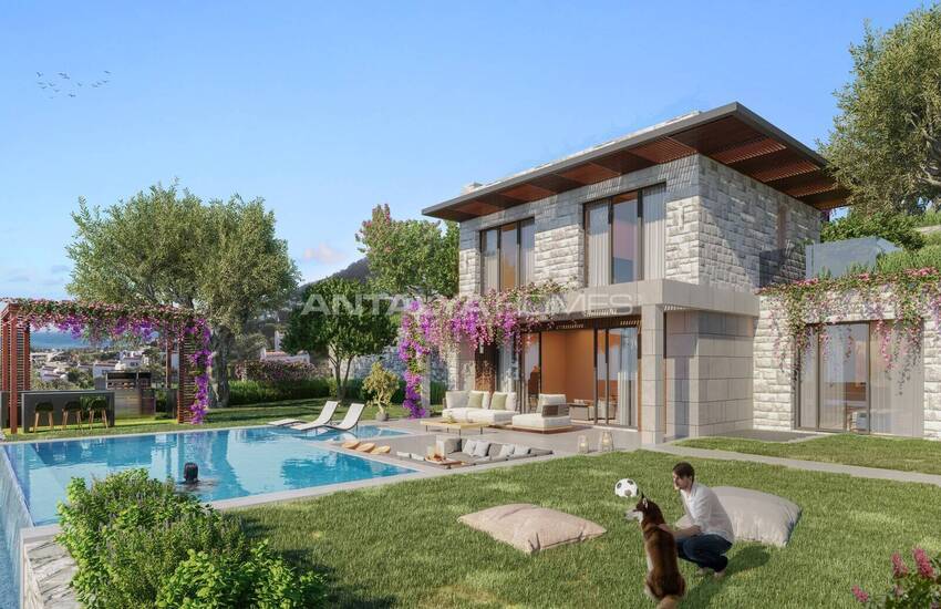 Stijlvolle Vrijstaande Huizen Met Tuin En Zwembad In Bodrum 4
