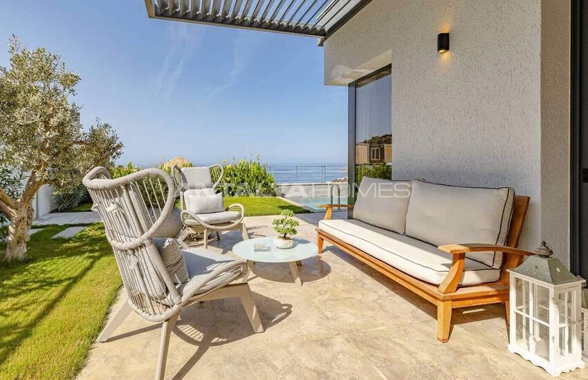 Huizen Met Zeezicht, Privézwembad En Tuin In Bodrum 8