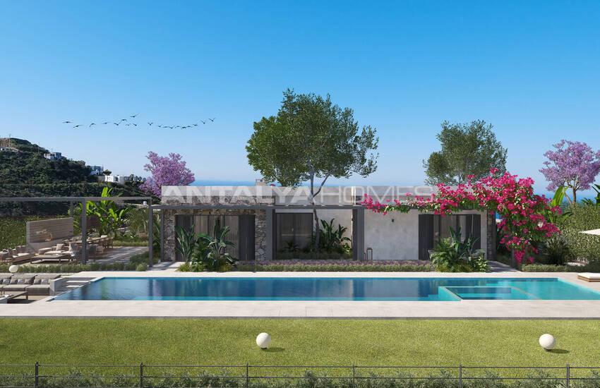 Houses with Sea View and Outbuilding in Bodrum Gumusluk 3