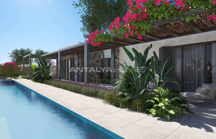 Houses with Sea View and Outbuilding in Bodrum Gumusluk 24
