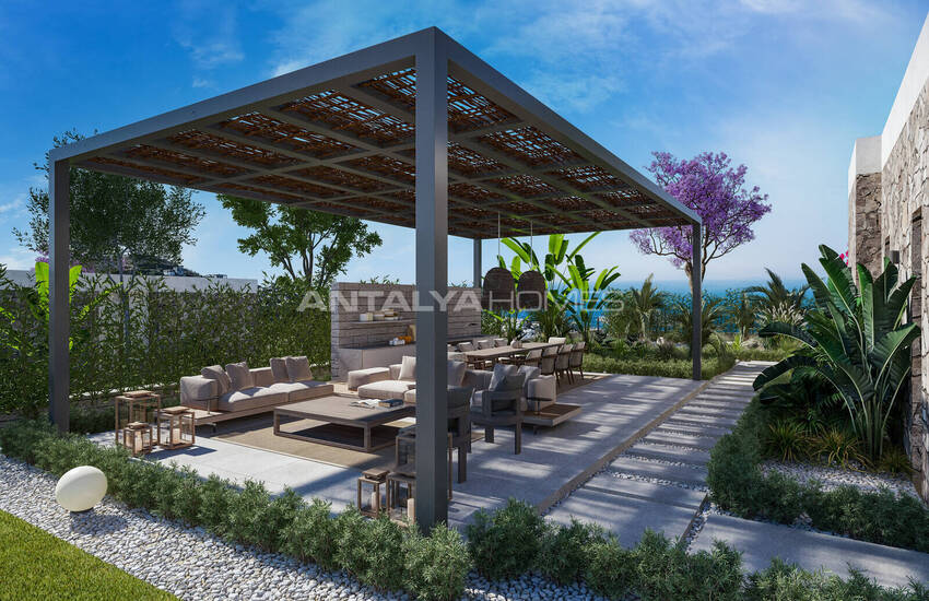 Houses with Sea View and Outbuilding in Bodrum Gumusluk 23