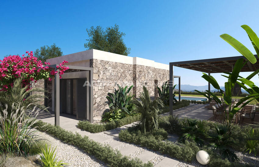 Houses with Sea View and Outbuilding in Bodrum Gumusluk 22
