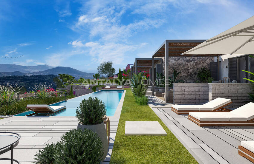 Houses with Sea View and Outbuilding in Bodrum Gumusluk 18