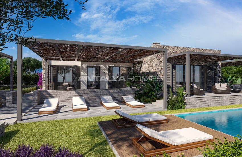 Houses with Sea View and Outbuilding in Bodrum Gumusluk 2