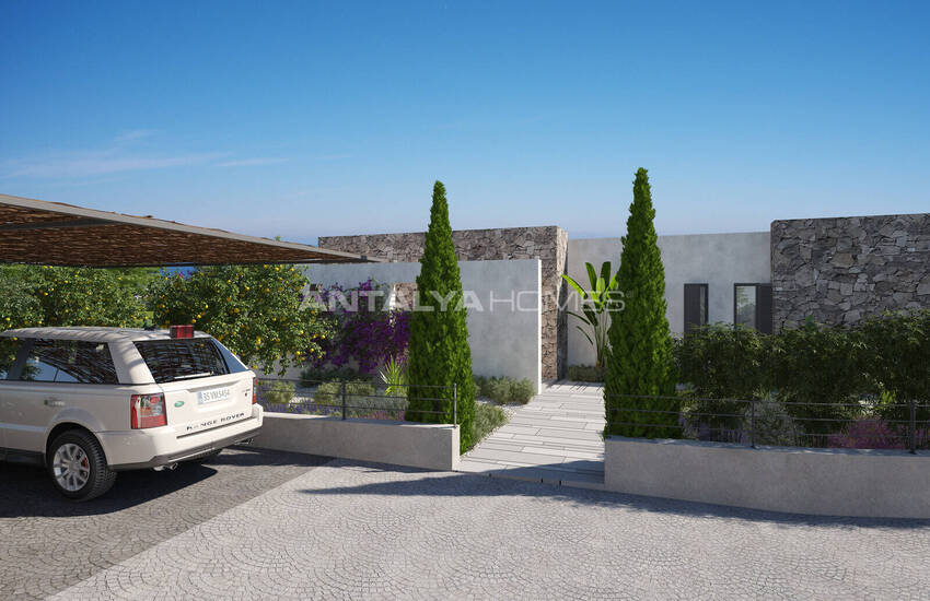 Houses with Sea View and Outbuilding in Bodrum Gumusluk 17