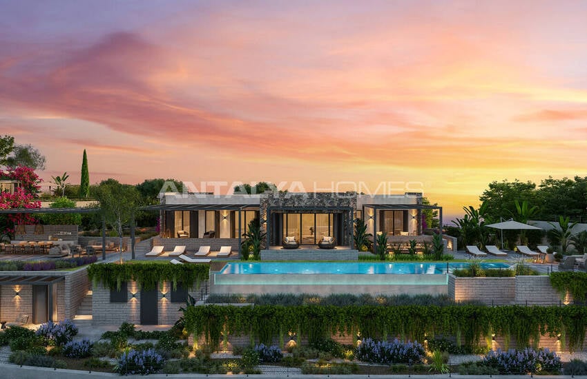 Houses with Sea View and Outbuilding in Bodrum Gumusluk 5
