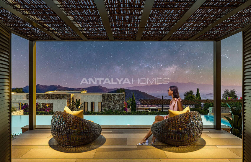 Houses with Sea View and Outbuilding in Bodrum Gumusluk 6