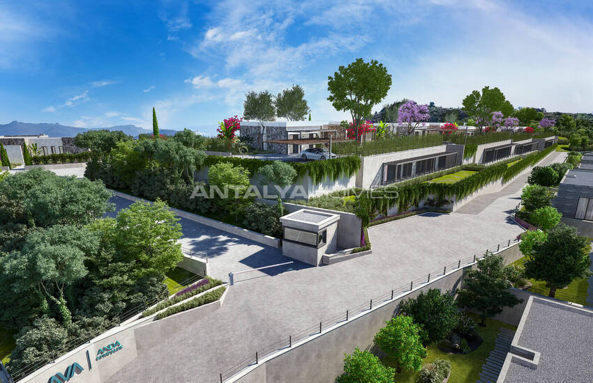 Houses with Sea View and Outbuilding in Bodrum Gumusluk 11